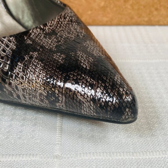 SUZY SHIER Snakeskin High Heels - Picture 12 of 15